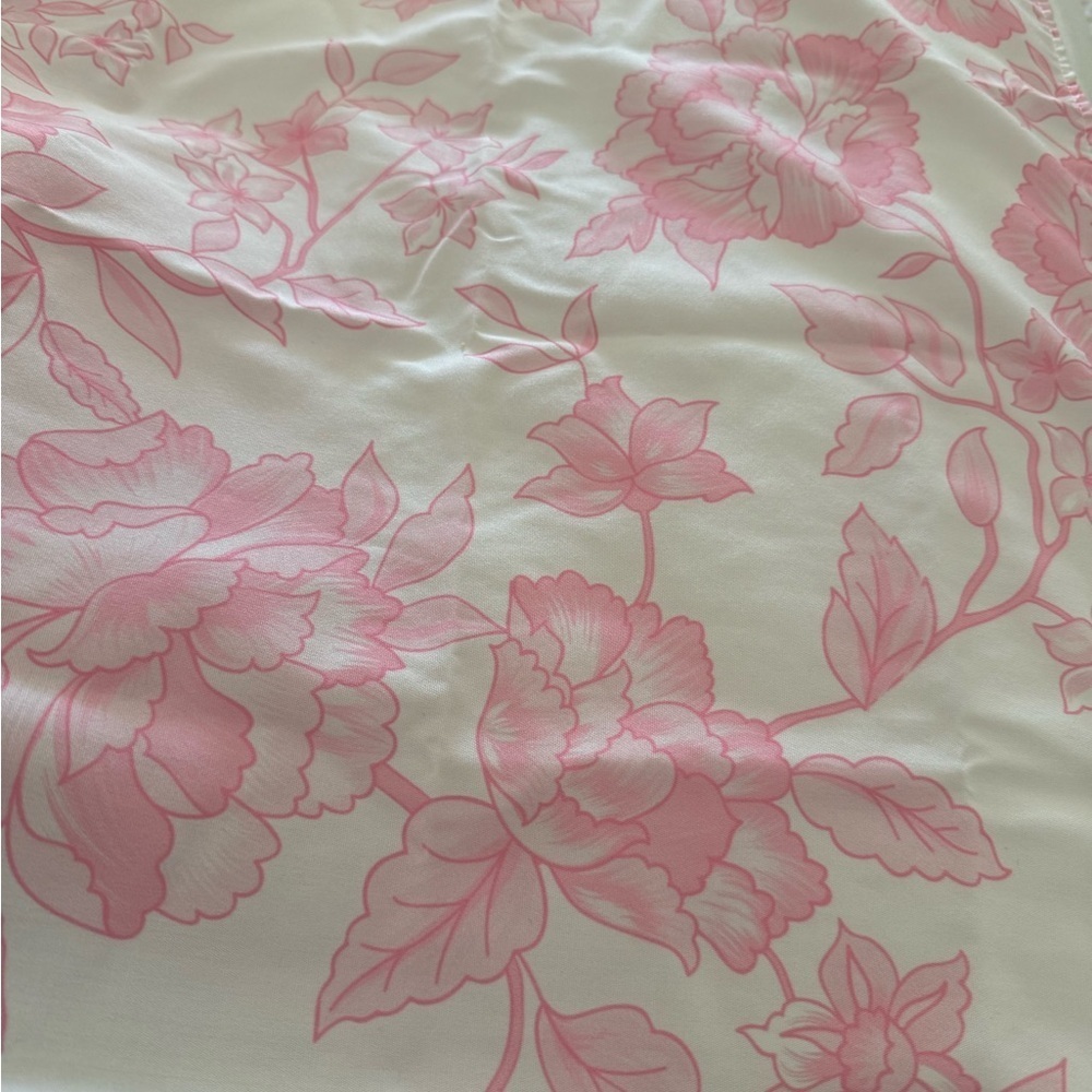 Pink Floral cloth napkins - Picture 3 of 4